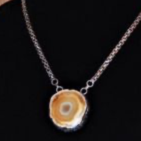 18” Tumbled and semi precious stones set in silver, on choice. - Picture 5 of 8